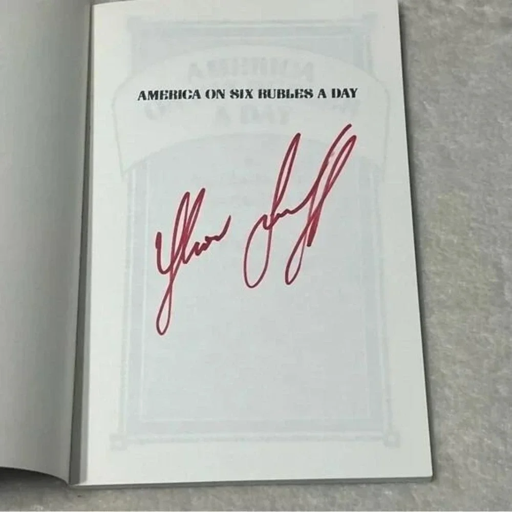 America on Six Rubles a Day Yakov Smirnoff Comedy Book Signed